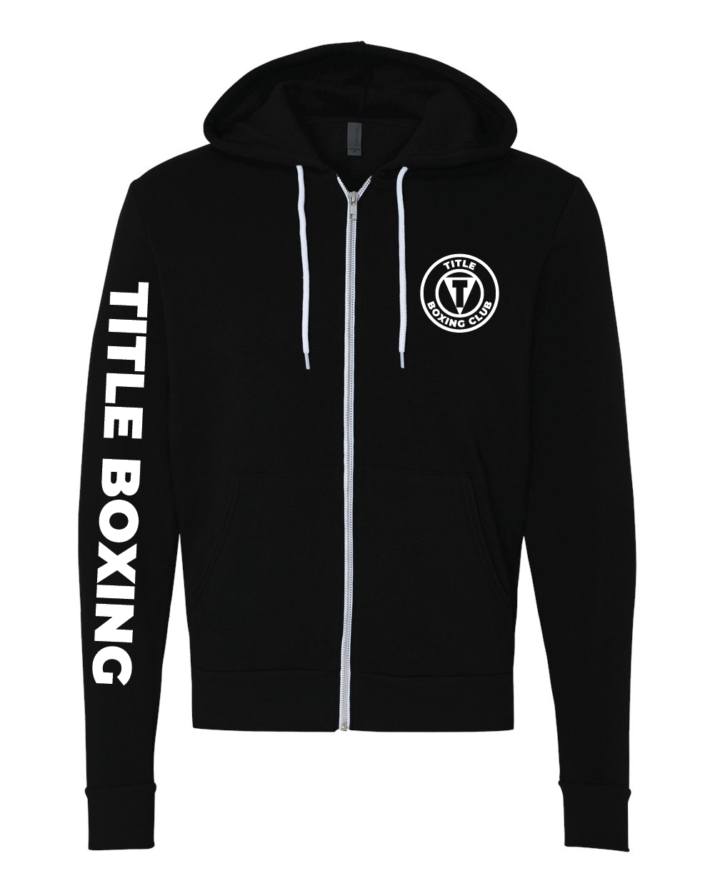 Emblem Zip Hoodie