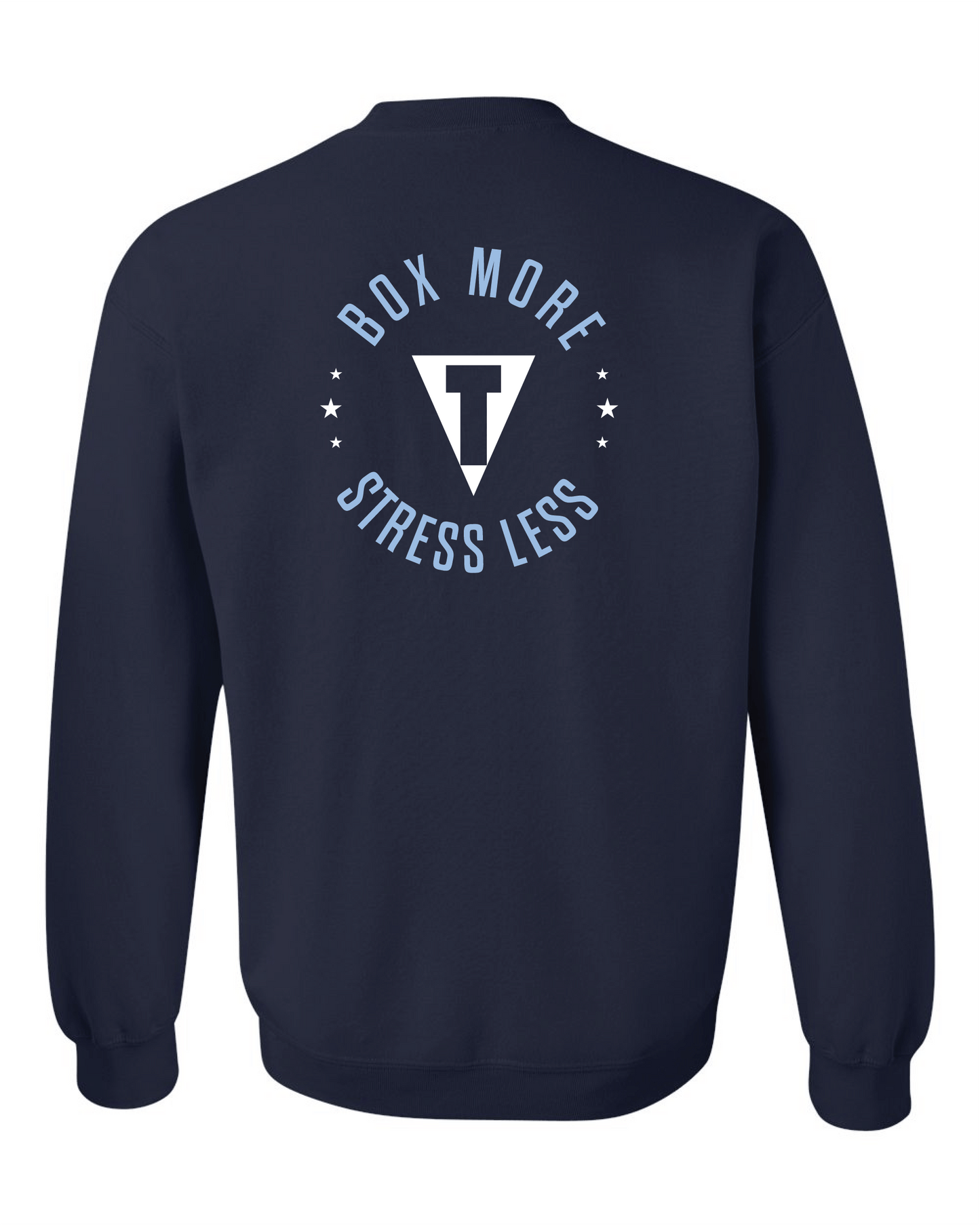Box More Stress Less Crewneck