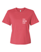 Box More Stress Less Womens Tee