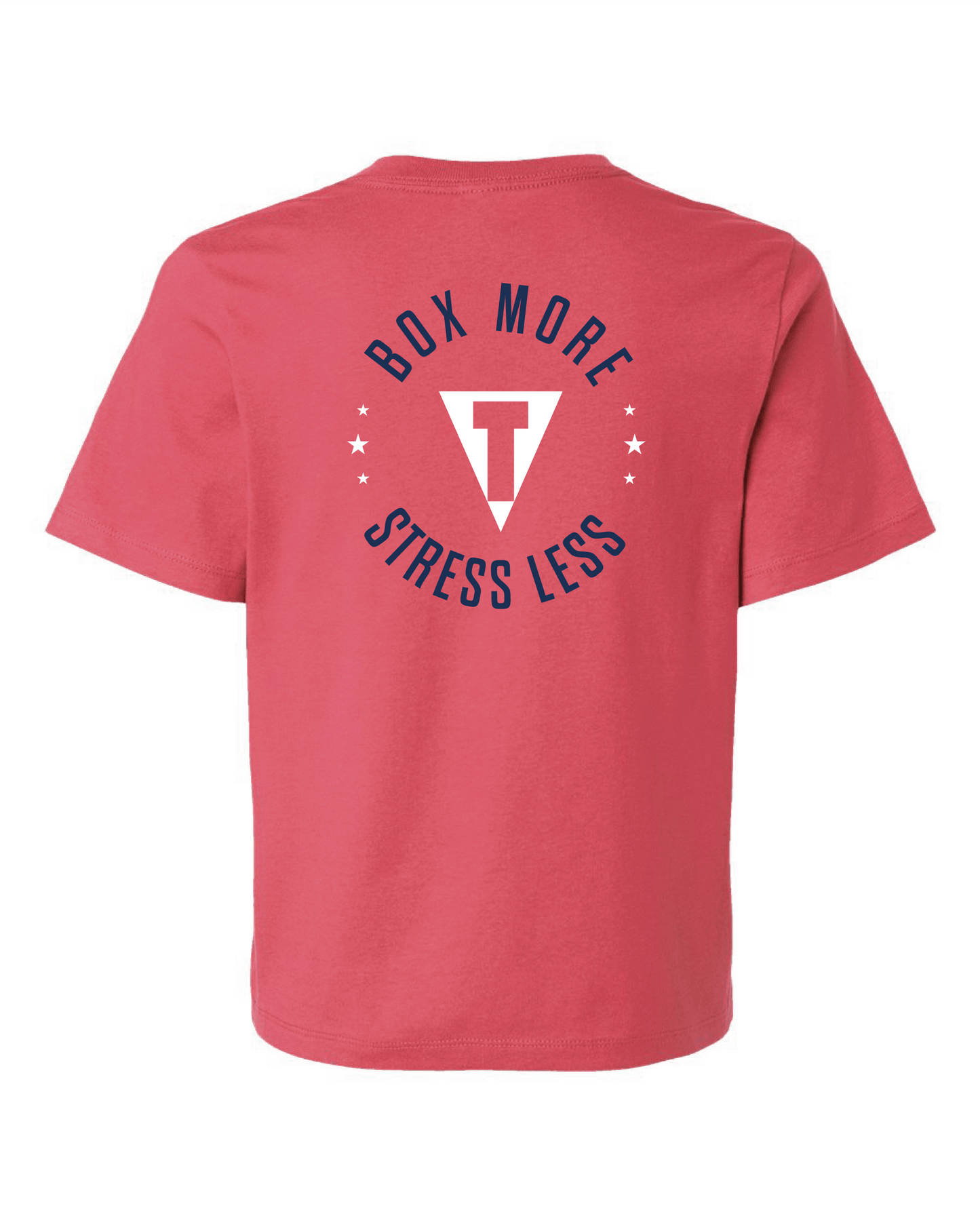 Box More Stress Less Womens Tee