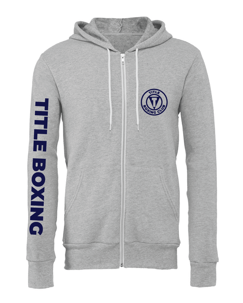 Emblem Zip Hoodie