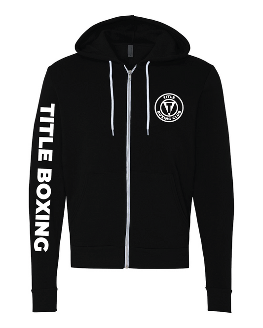 Emblem Zip Hoodie