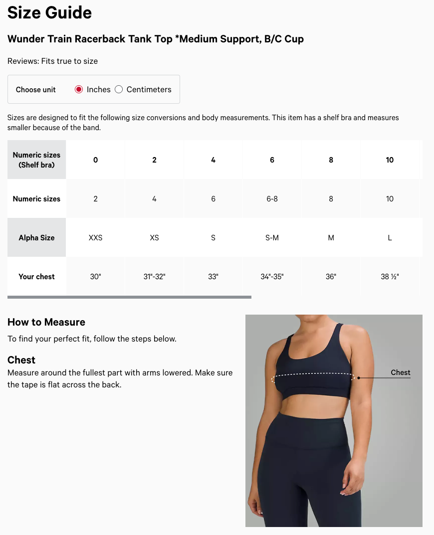 Wunder Train Racerback Tank Top Medium Support, B/C Cup